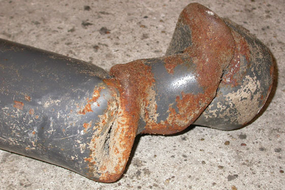 поломка кардана